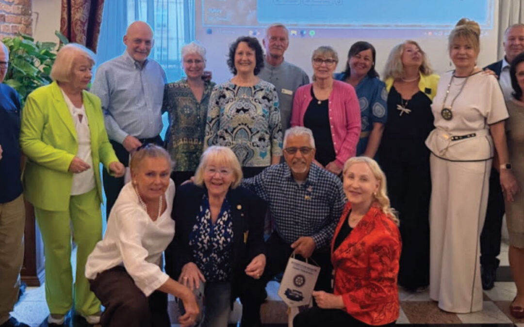 BI Rotarians Meet Polish Project Partners Coordinating Ukraine Aid